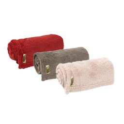 Kit 3 Mantas Cobertor Luppet para Cachorro ou Gato - 1
