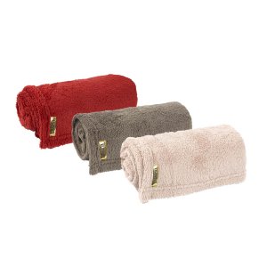 Kit 3 Mantas Cobertor Luppet para Cachorro ou Gato