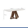 Conjunto Mesa Tampo Smart Plus Kyra 120cmx90cm 4 Cadeiras Arthus - 8
