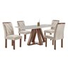 Conjunto Mesa Tampo Smart Plus Kyra 120cmx90cm 4 Cadeiras Arthus - 2