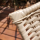 Ver imagem 3 de Kit 2 Espreguiçadeiras Piscina Reclinável Alumínio Fibra Sintética Julia Fendi com Mesa de Centro