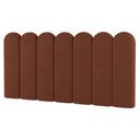 Ver imagem 1 de Painel Cabeceira Cama Box Solteiro Lana 100cm Suede Terracota - Desk Design