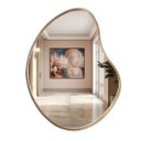 Ver imagem 1 de Espelho Orgânico Sierra em Lamina Natural de Madeira 91x70