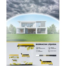Borracha Liquida Turim - Grafite - 3,6l - 5