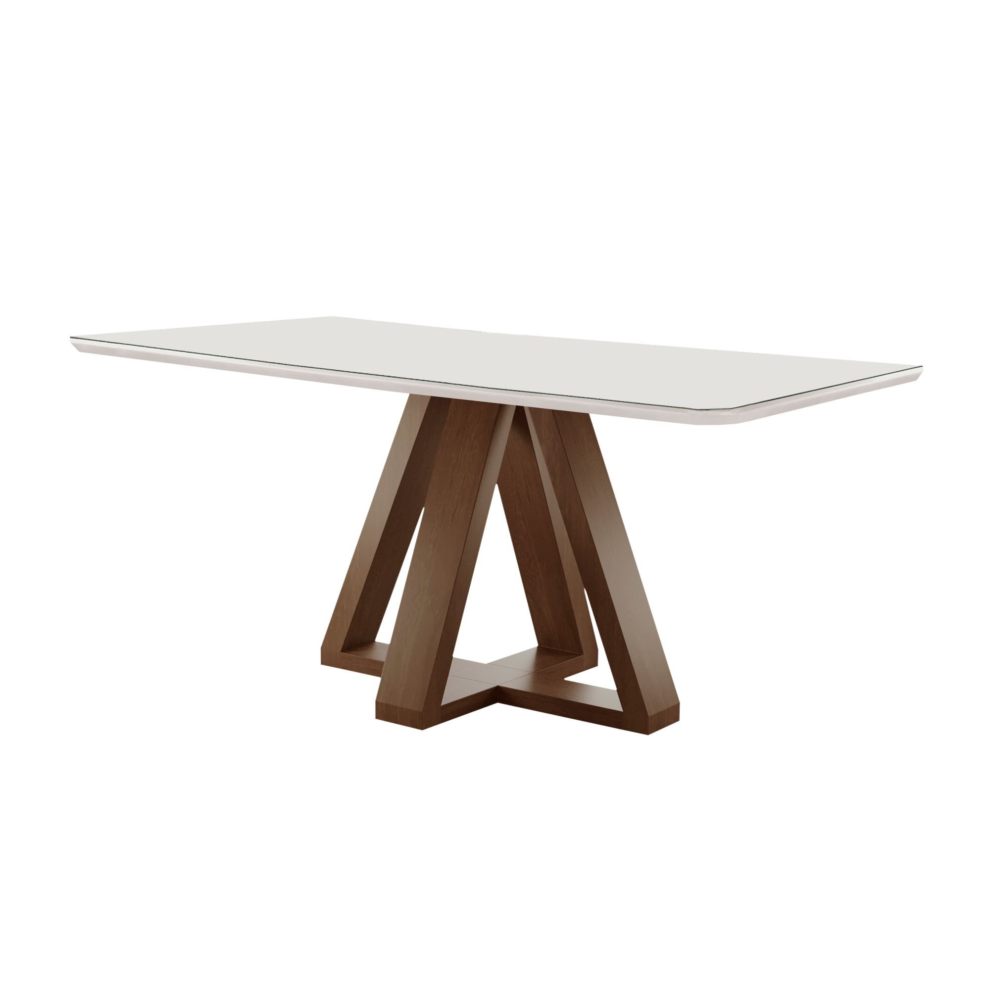 Conjunto Mesa Tampo Smart Plus Vidro Kyra 120cmx90cm 4 Cadeiras Canela - 9