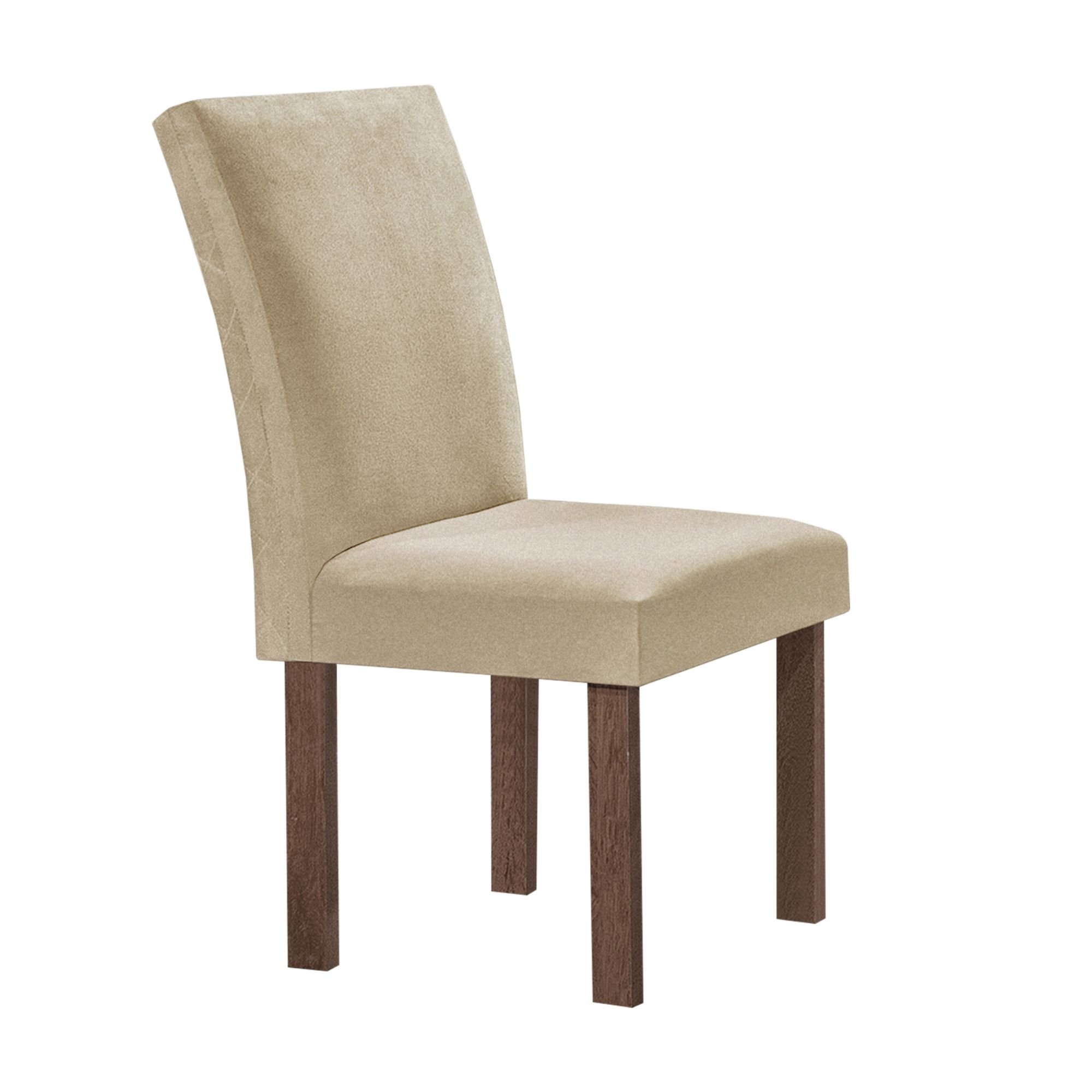 Conjunto Mesa Tampo Smart Plus Vidro Kyra 120cmx90cm 4 Cadeiras Canela - 10