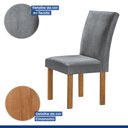 Ver imagem 6 de Conjunto Mesa Tampo Smart Plus Vidro Kyra 120cmx90cm 4 Cadeiras Canela