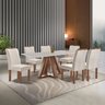 Conjunto Mesa Tampo Smart Plus Vidro Kyra 170cmx90cm 6 cadeiras Arizona - 2