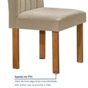 Ver mais imagens de Conjunto Mesa Tampo Smart Plus Vidro Kyra 170cmx90cm 6 cadeiras Arizona