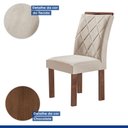 Ver imagem 6 de Conjunto Mesa Tampo Smart Plus Vidro Kyra 170CMX90CM 6 Cadeiras Arthus