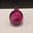 Ver imagem 3 de Vaso Decorativo Enfeite Casa Garrafa Home&co Vidro 9x7x7cm Roxo
