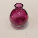 Ver imagem 4 de Vaso Garrafa Decorativo de Vidro Roxo 9x7x7cm Enfeite Sala Mesa Estante Aparador