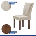Ver imagem 6 de Conjunto Mesa Tampo Smart Plus Vidro Kyra 170CMX90CM 6 Cadeiras Canela