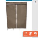 Ver imagem 7 de Guarda Roupa Dobrável Organizador Armário para Organizar Roupas - Bege