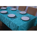 Ver imagem 2 de toalha de mesa retangular 6 lugares jacquard 1,35x2,00:tiffany
