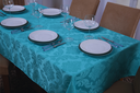Ver imagem 2 de toalha de mesa retangular 6 lugares jacquard 1,35x2,00:tiffany