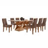 Conjunto Mesa com Vidro e 8 Cadeiras 200cmx90cm Barcelona Yescasa - 14