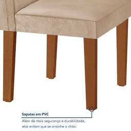 Conjunto Mesa com Vidro e 8 Cadeiras 200cmx90cm Barcelona Yescasa - 7