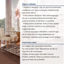 Conjunto Mesa com Vidro e 8 Cadeiras 200cmx90cm Barcelona Yescasa - 13