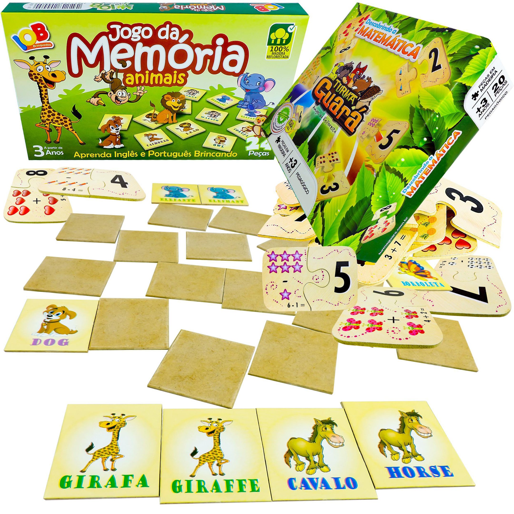 50 Jogos Educativos Iob- Memória- Dominó- Alfabeto- Bingo