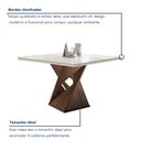 Ver imagem 4 de Conjunto Mesa Quadrada com Vidro e 4 Cadeiras 100cmx100cm Barcelona Yescasa
