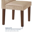 Ver imagem 7 de Conjunto Mesa Quadrada com Vidro e 4 Cadeiras 100cmx100cm Barcelona Yescasa