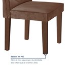 Ver mais imagens de Conjunto Mesa Redonda com Vidro e 6 Cadeiras Tampo 120cmx120cm Barcelona Yescasa