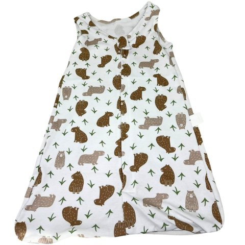 Saco Dormir Unissex Forro Impermeável Capivara Algodão Zíper