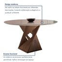 Ver imagem 6 de Conjunto Mesa Redonda com Vidro e 6 Cadeiras Tampo 120CMX120CM Barcelona Yescasa