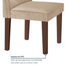 Ver mais imagens de Conjunto Mesa Redonda com Vidro e 6 Cadeiras Tampo 120cmx120cm Barcelona Yescasa