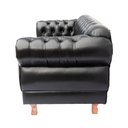 Ver imagem 3 de Namoradeira Chesterfield Elisabeth Capitonê SALA DE ESTAR E RECEPÇÃO COURINO PRETO 2 L