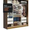 Ver imagem 7 de Guarda-roupa Casal Madesa Reno 3 Portas de Correr