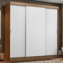Ver imagem 1 de Guarda-roupa Casal Madesa Reno 3 Portas de Correr