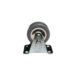 6 Rodízio Roda Fixo Fl 210 50mm Sem Freio Pvc Anti Risco Forte 40kg - 3