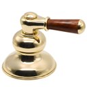 Ver imagem 1 de Acabamento Belle Époque Tiffany 1.1/2" e 1.1/4" Dourado e Mogno Deca 4900d55gdmone