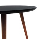 Ver imagem 6 de Tripé Mesa Lateral Tampo MDF e Pés Madeira Eucalipto Maciço - Amêndoa Preto