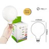 Lâmpada Filamento LED Globo G125 Leitosa 4W E27 Âmbar Decorativa Embuled - 3