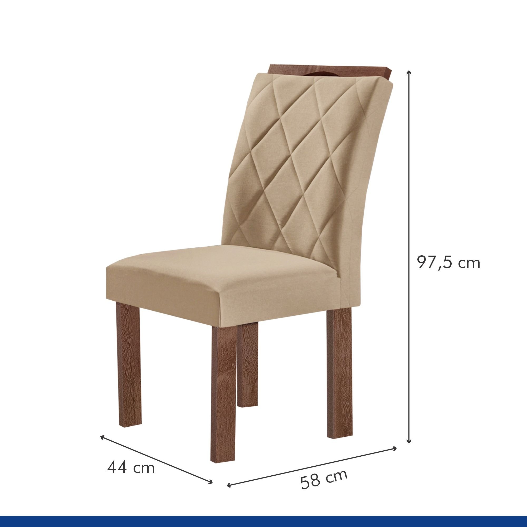 Conjunto Mesa Tampo Redondo Plus Vidro Kansas 100cm 4 Cadeiras Arthus - 8