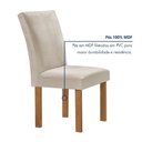 Ver imagem 5 de Conjunto Mesa Tampo Redondo Pluis Vidro Kansas 100cm 4 Cadeiras Canela
