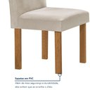 Ver imagem 7 de Conjunto Mesa Tampo Redondo Pluis Vidro Kansas 100cm 4 Cadeiras Canela