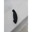 Ver imagem 4 de Puxador Cama Box Baú Reforçado Preto 2 Unidades Acompanha Parafuso 3,5x25mm