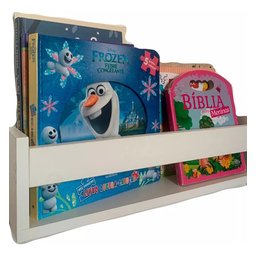 Prateleira Porta Livros Revistas Brinquedos Organizador Mdf - 2