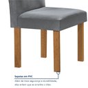 Ver imagem 7 de Conjunto Mesa Tampo Redondo Pluis Vidro Kansas 100cm 4 Cadeiras Canela