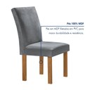 Ver imagem 5 de Conjunto Mesa Tampo Redondo Pluis Vidro Kansas 100cm 4 Cadeiras Canela