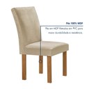 Ver imagem 5 de Conjunto Mesa Tampo Redondo Pluis Vidro Kansas 100cm 4 Cadeiras Canela