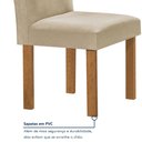 Ver imagem 7 de Conjunto Mesa Tampo Redondo Pluis Vidro Kansas 100cm 4 Cadeiras Canela