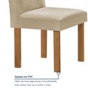 Ver imagem 7 de Conjunto Mesa Tampo Redondo Pluis Vidro Kansas 100cm 4 Cadeiras Canela