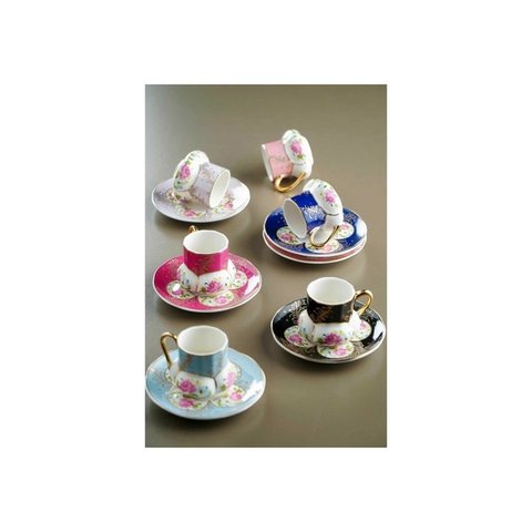 Xicaras de Café Otomano Açelya Gold 12 Peças - 0721