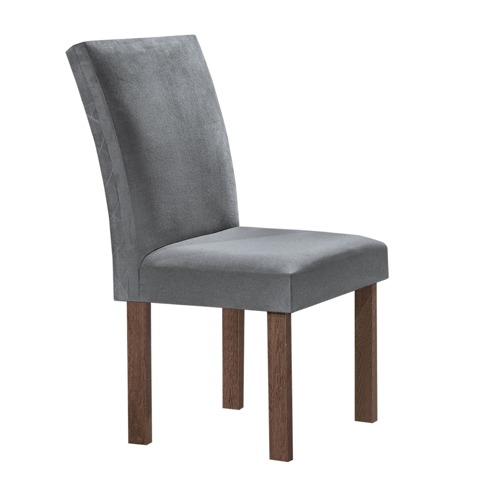 Conjunto Mesa Tampo Slim Plus Vidro Kansas 100cmx100cm 4 Cadeiras Canela - 12