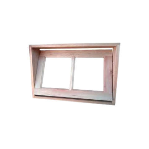 Janela Basculante com Trinque 60cm X 40cmx 10cm C/grade